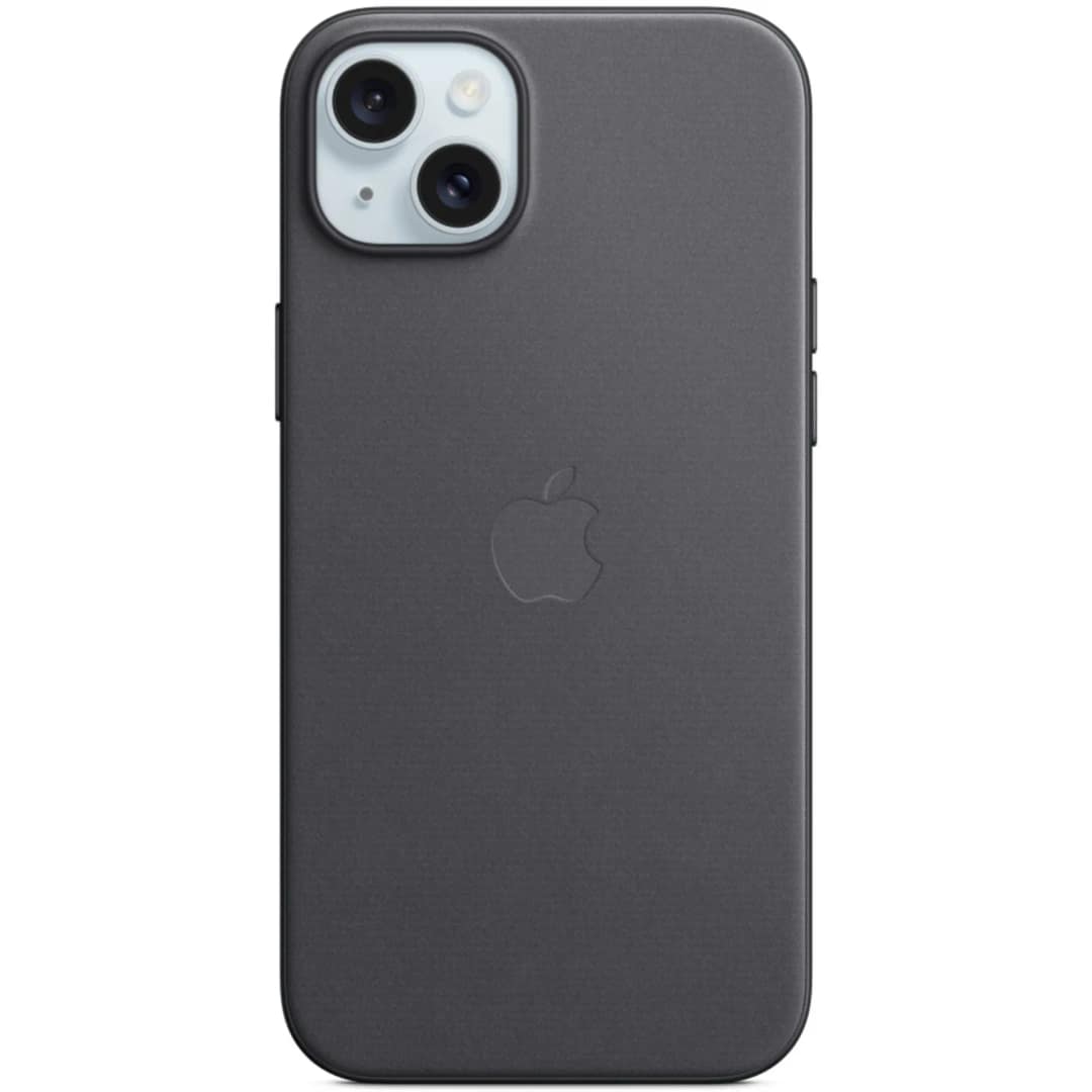 Чехол Apple FineWoven with MagSafe для iPhone 15 Black, Черный — фото 2