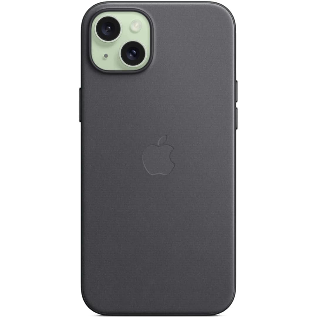 Чехол Apple FineWoven with MagSafe для iPhone 15 Black, Черный — фото 5