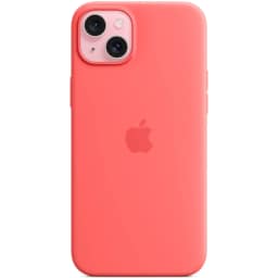 Силиконовый чехол Apple MagSafe для iPhone 15 Plus Guava, Красный — фото 1