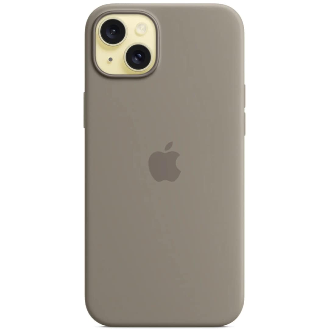 Силиконовый чехол Apple MagSafe для iPhone 15 Plus Clay, Бежевый — фото 4
