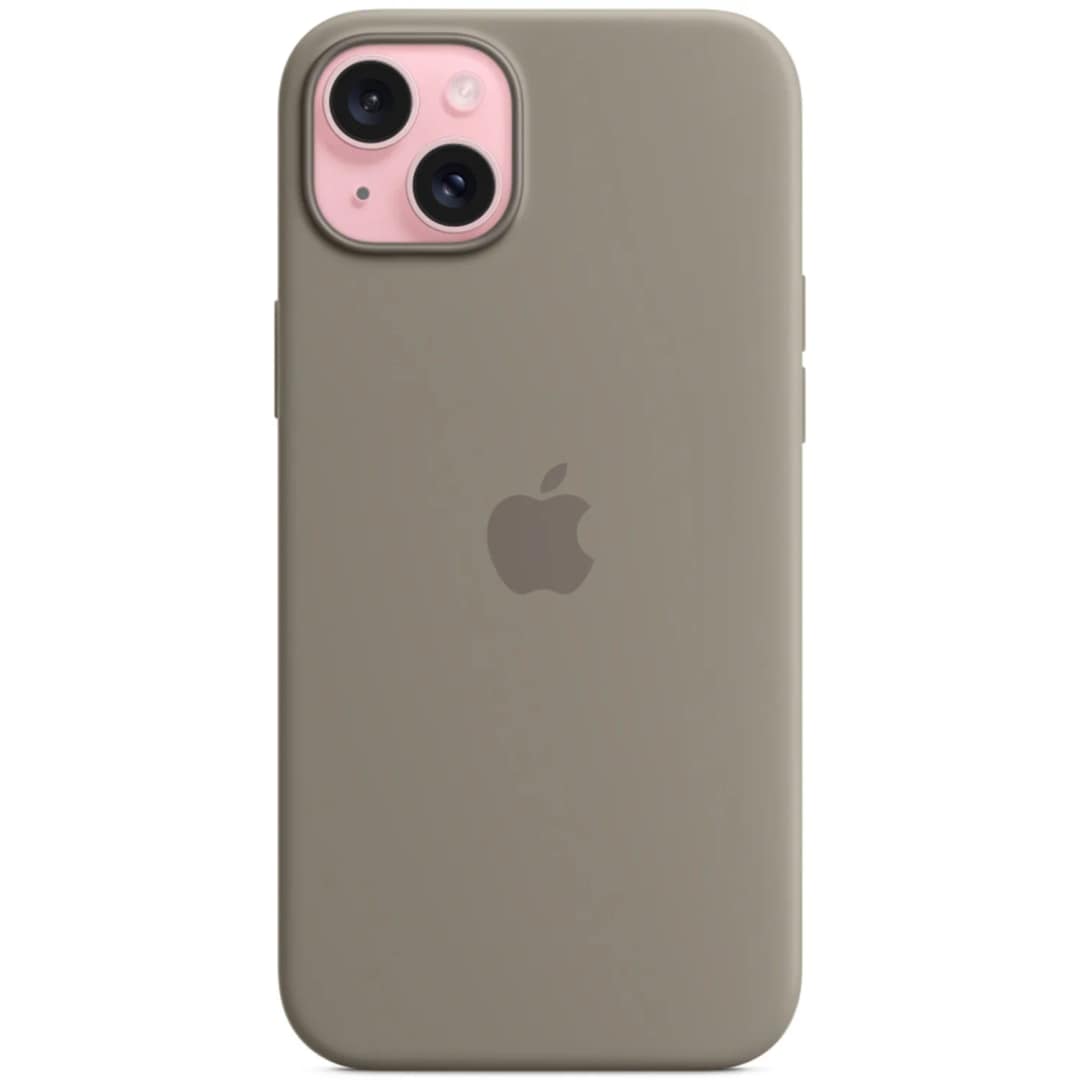 Силиконовый чехол Apple MagSafe для iPhone 15 Plus Clay, Бежевый — фото 5