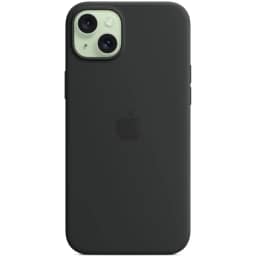 Силиконовый чехол Apple MagSafe для iPhone 15 Plus Black, Черный — фото 5