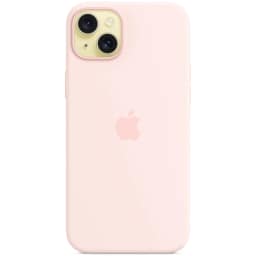 Силиконовый чехол Apple MagSafe для iPhone 15 Plus Light Pink, Розовый — фото 4