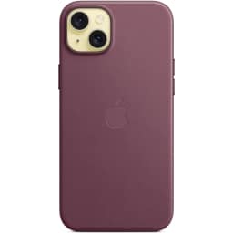 Чехол Apple FineWoven with MagSafe для iPhone 15 Plus Mulberry, Бордовый — фото 5