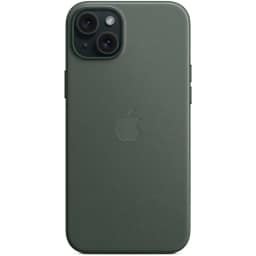Чехол Apple FineWoven with MagSafe для iPhone 15 Plus Evergreen, Зеленый — фото 4