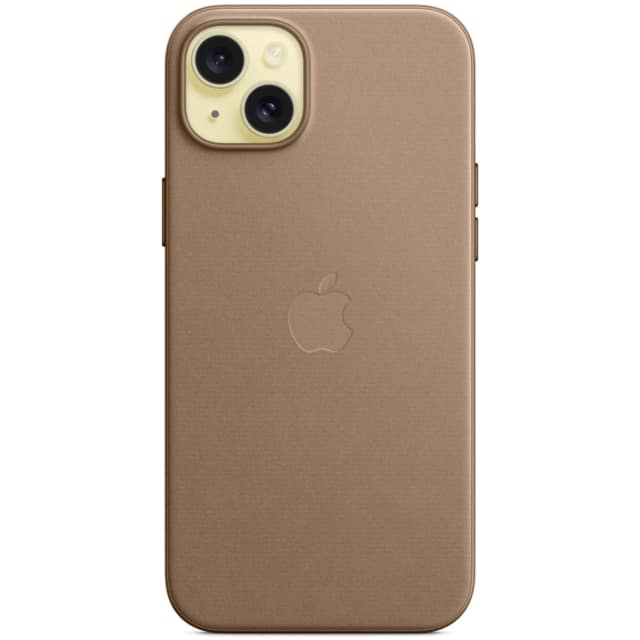 Чехол Apple FineWoven with MagSafe для iPhone 15 Plus Taupe, Бежевый