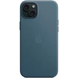 Чехол Apple FineWoven with MagSafe для iPhone 15 Plus Pacific Blue, Синий — фото 3