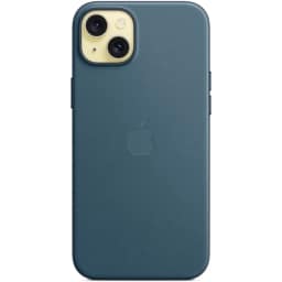 Чехол Apple FineWoven with MagSafe для iPhone 15 Plus Pacific Blue, Синий — фото 5