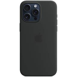 Силиконовый чехол Apple MagSafe для iPhone 15 Pro Black, Черный — фото 3