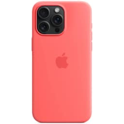 Силиконовый чехол Apple MagSafe для iPhone 15 Pro Guava, Красный — фото 2