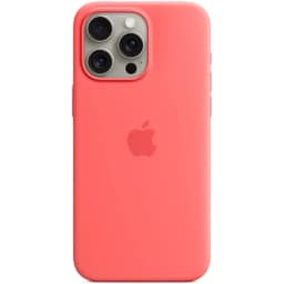 Силиконовый чехол Apple MagSafe для iPhone 15 Pro Guava, Красный — фото 4