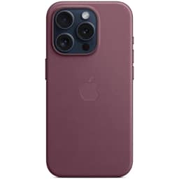 Чехол Apple FineWoven with MagSafe для iPhone 15 Pro Mulberry, Бордовый — фото 4