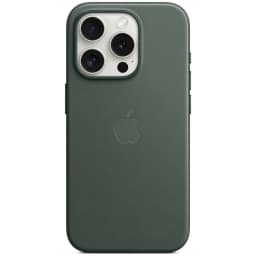 Чехол Apple FineWoven with MagSafe для iPhone 15 Pro Evergreen, Зеленый — фото 5