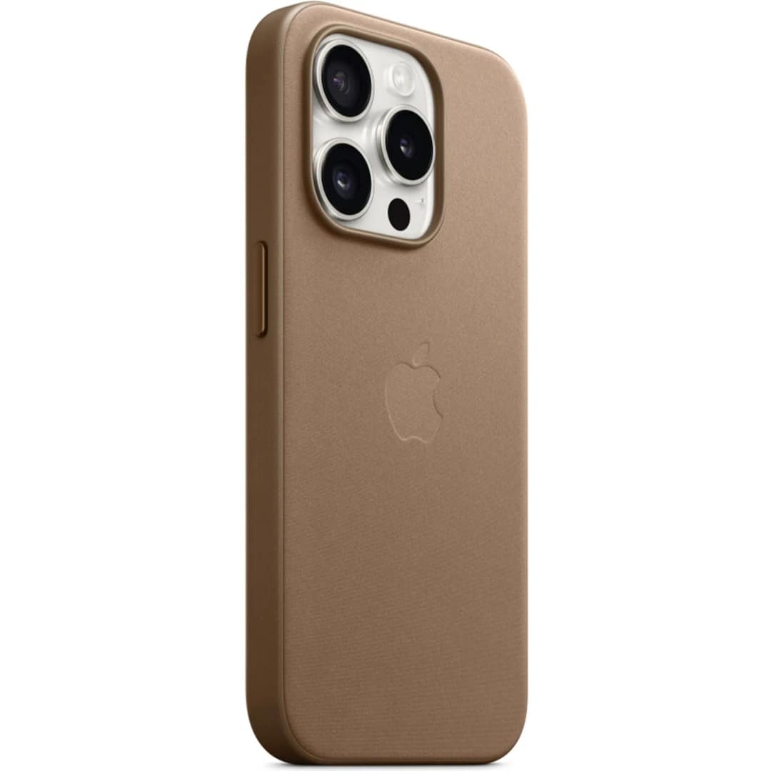 Чехол Apple FineWoven with MagSafe для iPhone 15 Pro Taupe, Бежевый — фото 3