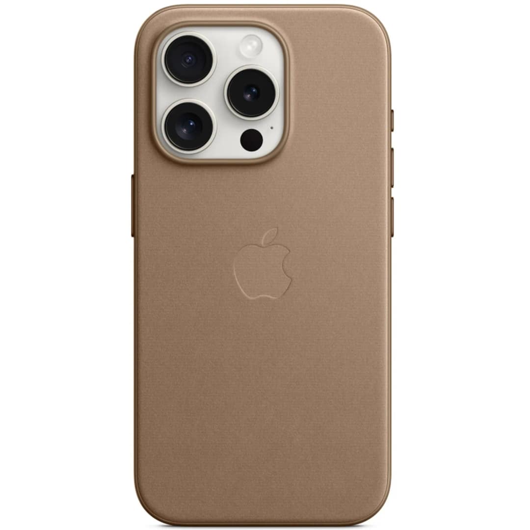 Чехол Apple FineWoven with MagSafe для iPhone 15 Pro Taupe, Бежевый — фото 5