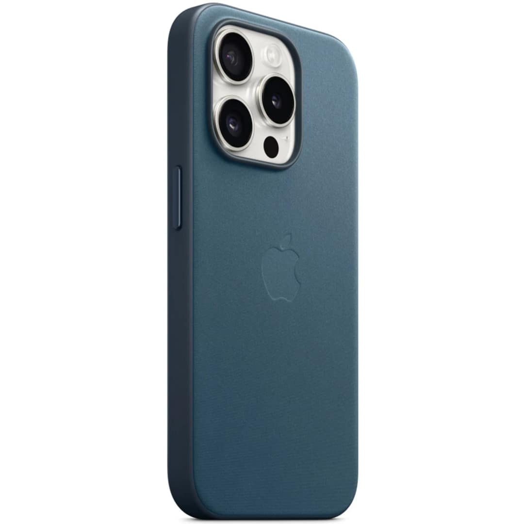 Чехол Apple FineWoven with MagSafe для iPhone 15 Pro Pacific Blue, Синий — фото 2