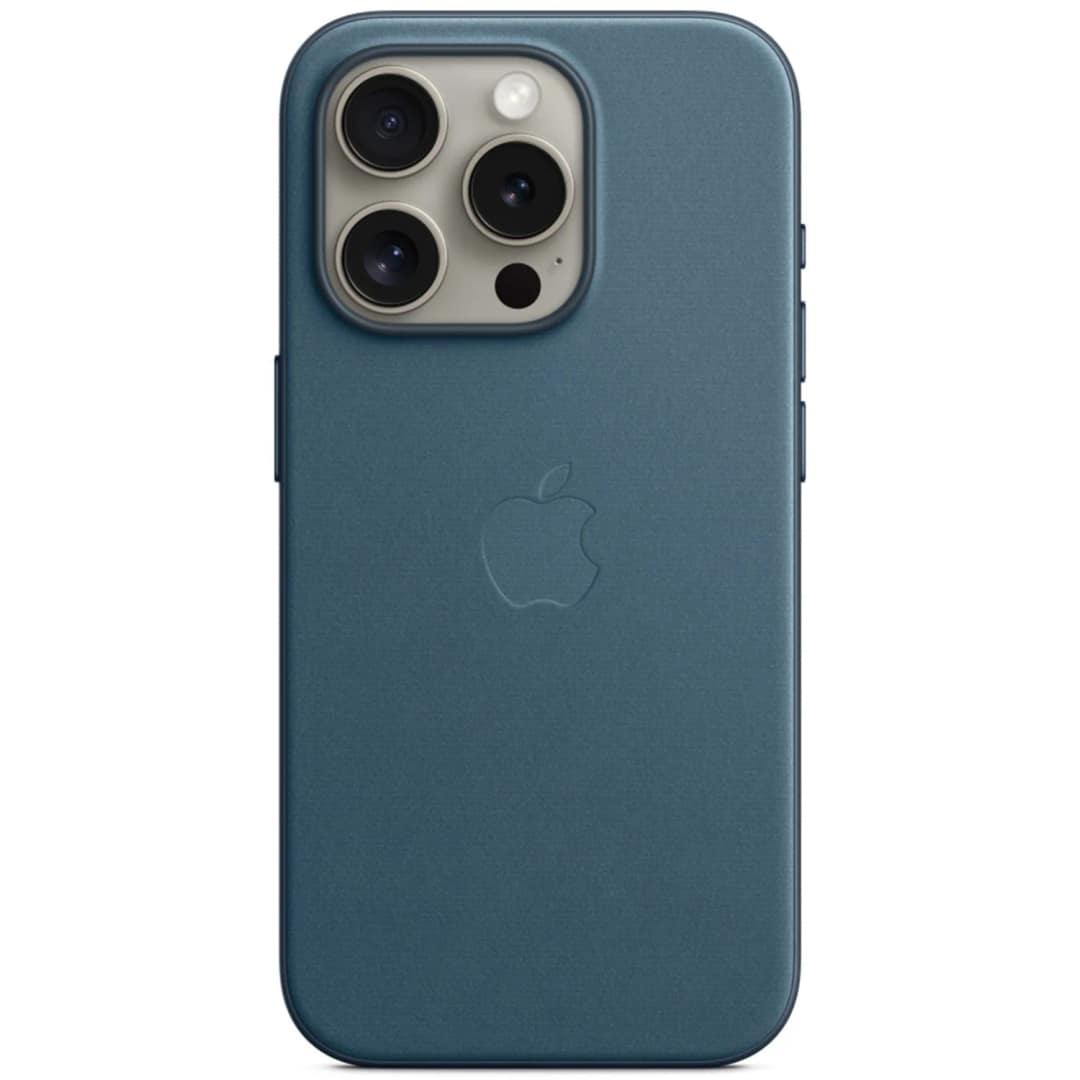 Чехол Apple FineWoven with MagSafe для iPhone 15 Pro Pacific Blue, Синий — фото 6
