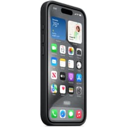 Чехол Apple FineWoven with MagSafe для iPhone 15 Pro Black, Черный — фото 2