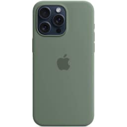 Силиконовый чехол Apple MagSafe для iPhone 15 Pro Max Cypress, Зеленый — фото 2