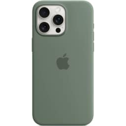 Силиконовый чехол Apple MagSafe для iPhone 15 Pro Max Cypress, Зеленый — фото 3