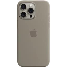 Силиконовый чехол Apple MagSafe для iPhone 15 Pro Max Clay, Бежевый — фото 1