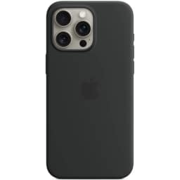 Силиконовый чехол Apple MagSafe для iPhone 15 Pro Max Black, Черный — фото 4