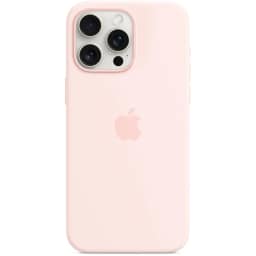 Силиконовый чехол Apple MagSafe для iPhone 15 Pro Max Light Pink, Розовый