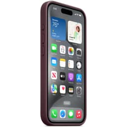 Чехол Apple FineWoven with MagSafe для iPhone 15 Pro Max Mulberry, Бордовый — фото 3