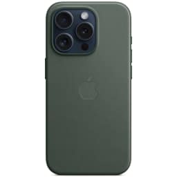 Чехол Apple FineWoven with MagSafe для iPhone 15 Pro Max Evergreen, Зеленый — фото 6