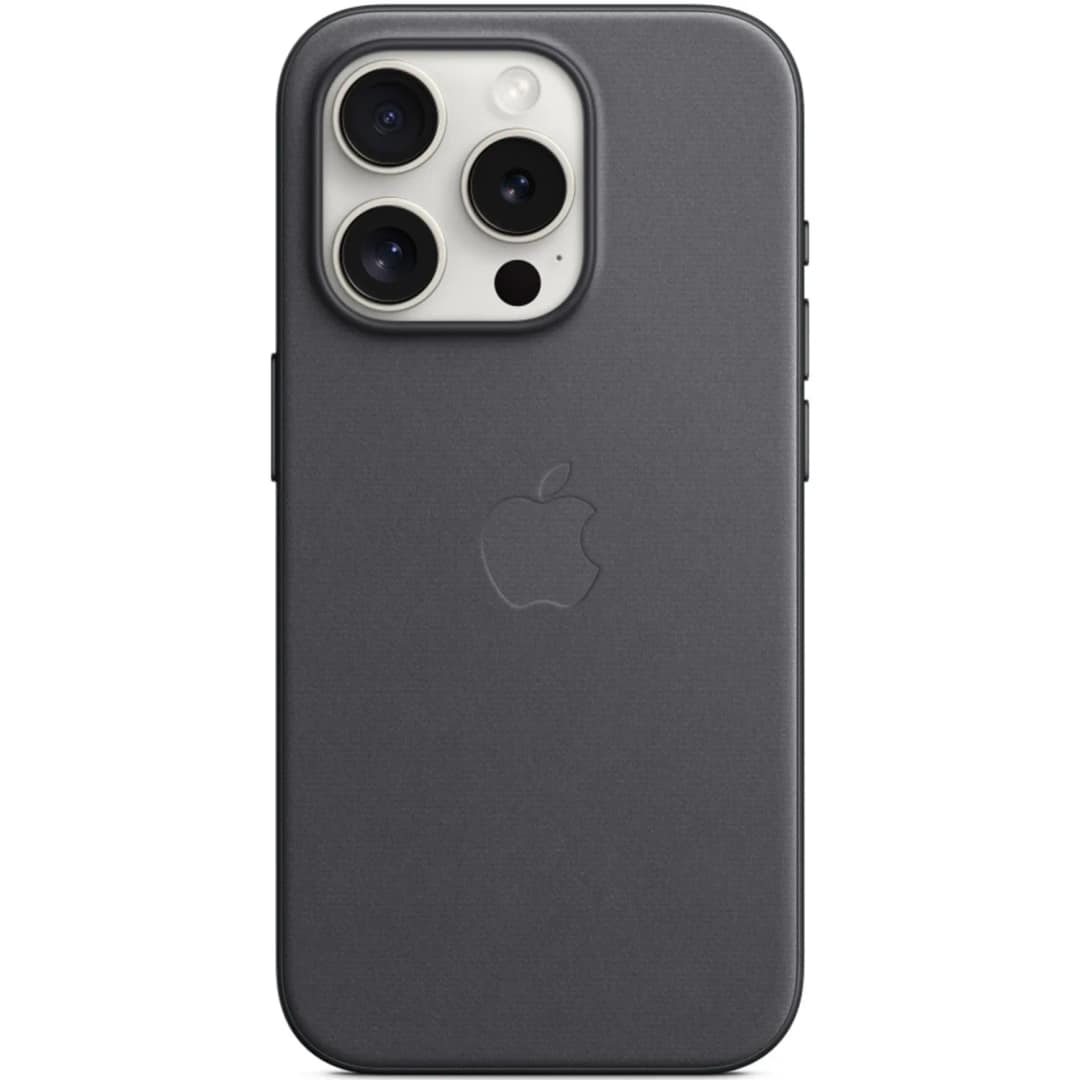 Чехол Apple FineWoven with MagSafe для iPhone 15 Pro Max Black, Черный — фото 4