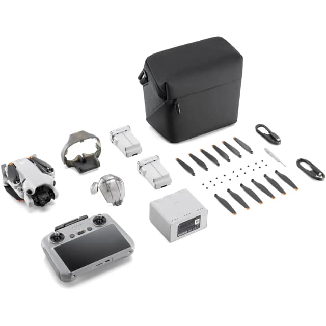 Квадрокоптер DJI Mini 4 Pro Fly More Combo, Серый