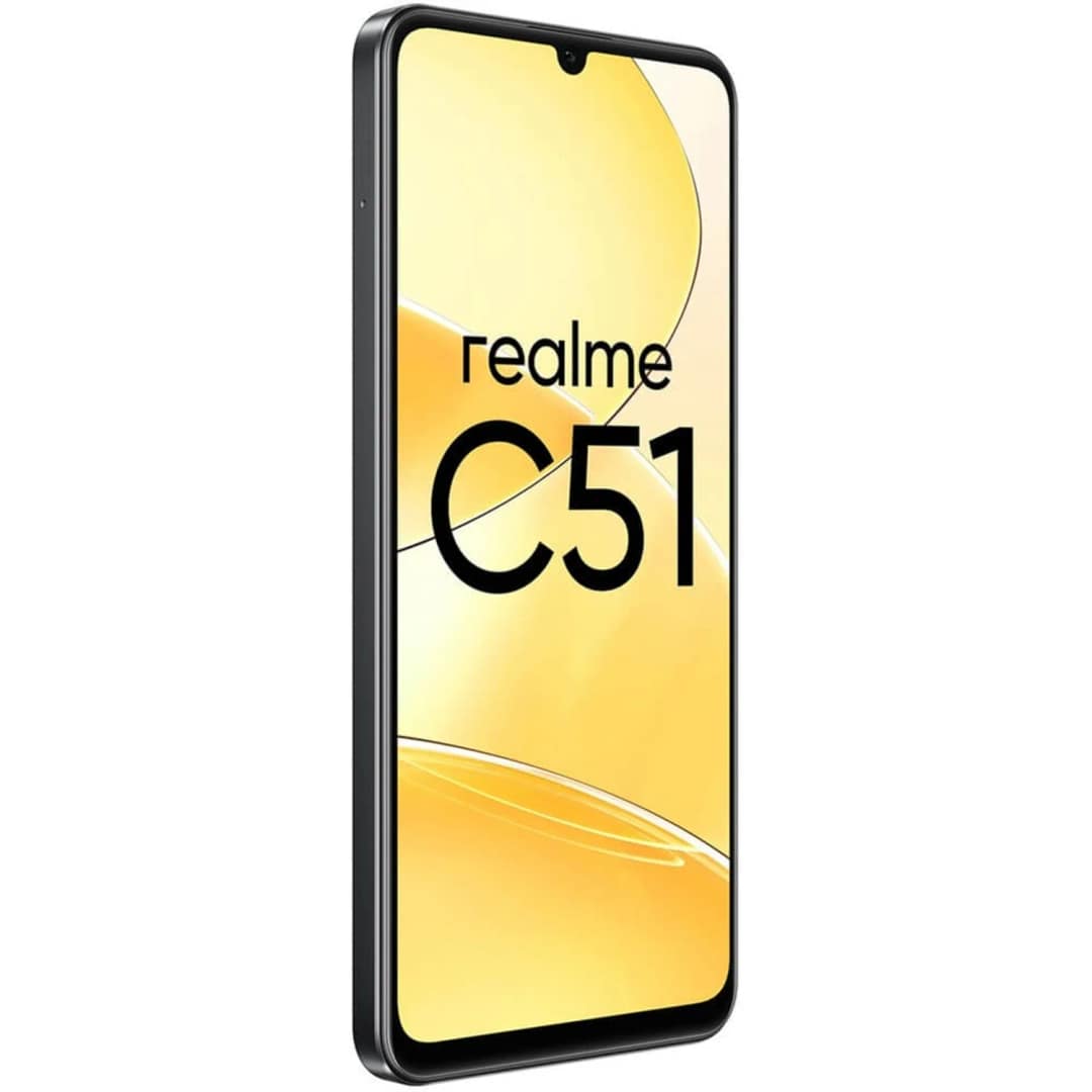 Смартфон Realme C51 4 Black Carbon, Черный — фото 5