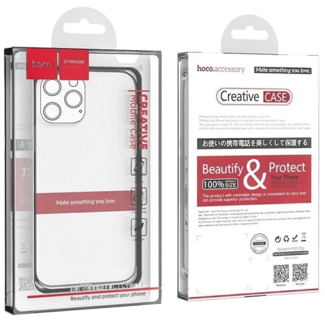 Силиконовый чехол Hoco для iPhone 15 Pro Transparent, Прозрачный — фото 2