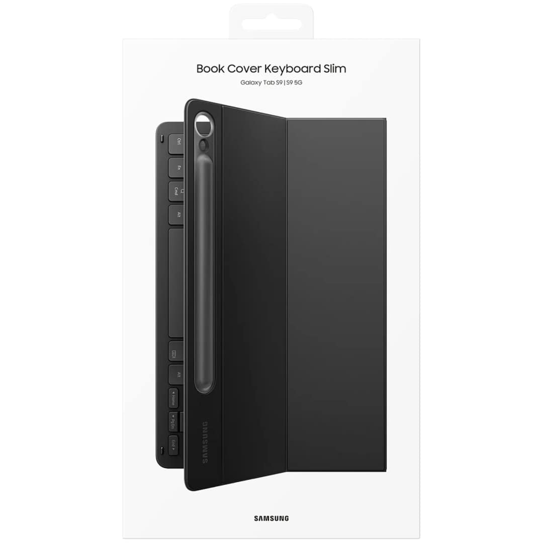 Чехол-клавиатура Samsung Book Cover Keyboard Slim для Galaxy Tab S9 S9 FE Black, Черный — фото 6