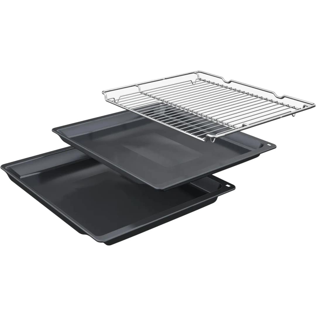 Электрический духовой шкаф Bosch Serie 8 HBG7361B1 Black, Черный — фото 3