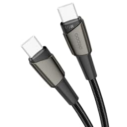 Кабель Deppa USB-C USB-C 140W 1.5m 72527 Black, Черный — фото 1