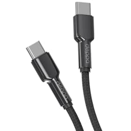 Кабель Deppa Elite USB-C USB-C 1m 72506 Black, Черный — фото 1