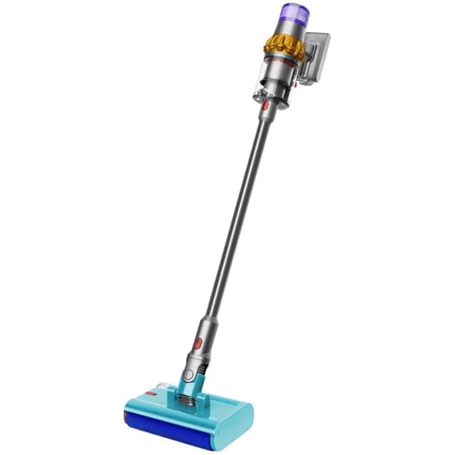 Пылесос Dyson V15s Detect Submarine SV47 Yellow Nickel, Серебристый
