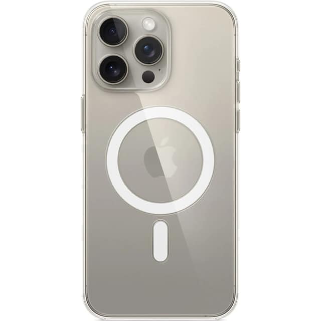 Силиконовый чехол Silicone MagSafe для iPhone 15 Pro Clear, Прозрачный