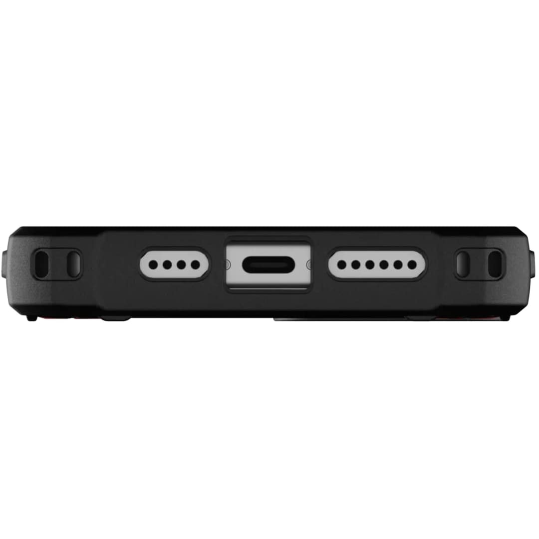 Чехол UAG MagSafe Monarch для iPhone 15 Kevlar Black, Черный — фото 3