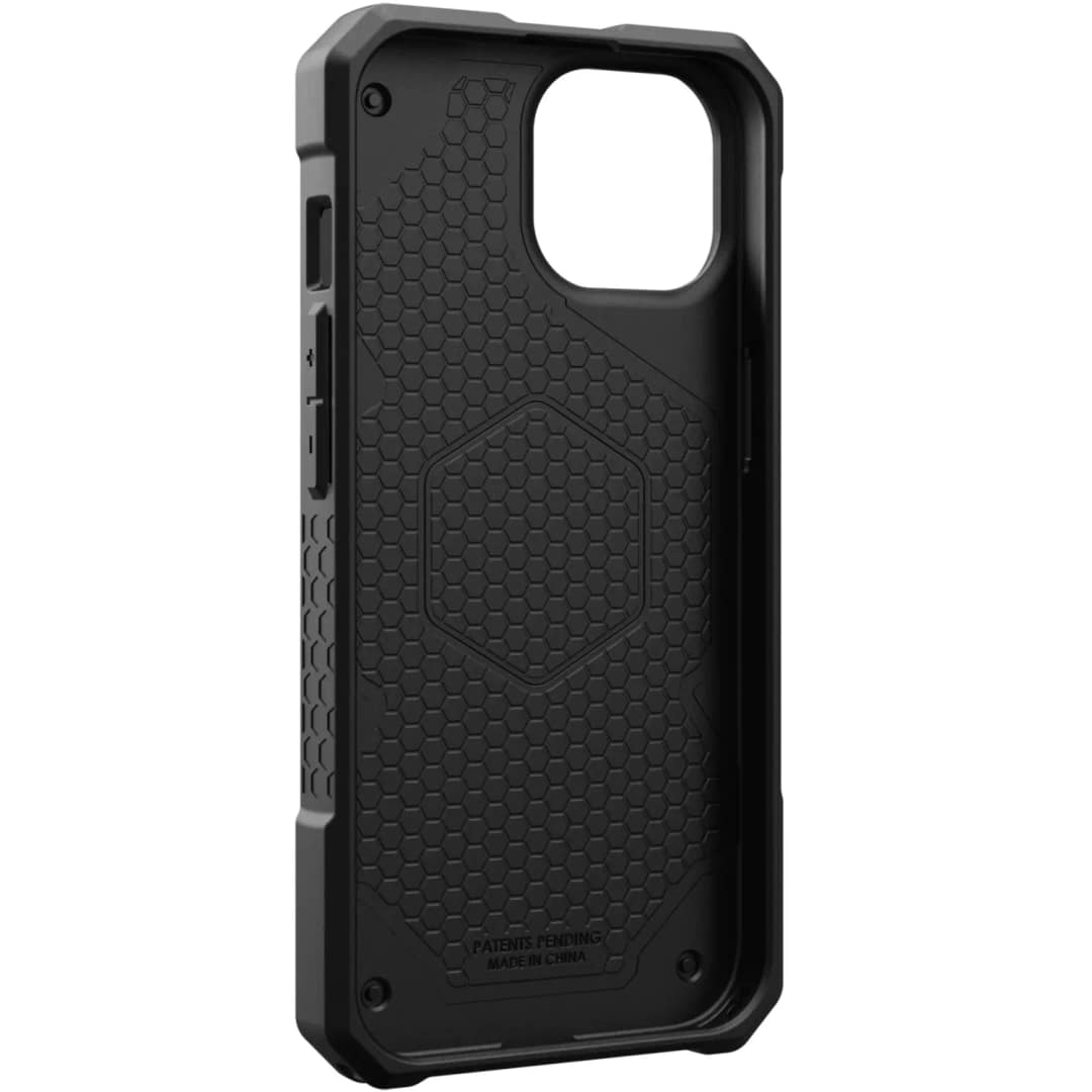 Чехол UAG Monarch Pro with MagSafe для iPhone 15 Kevlar Black, Черный — фото 2