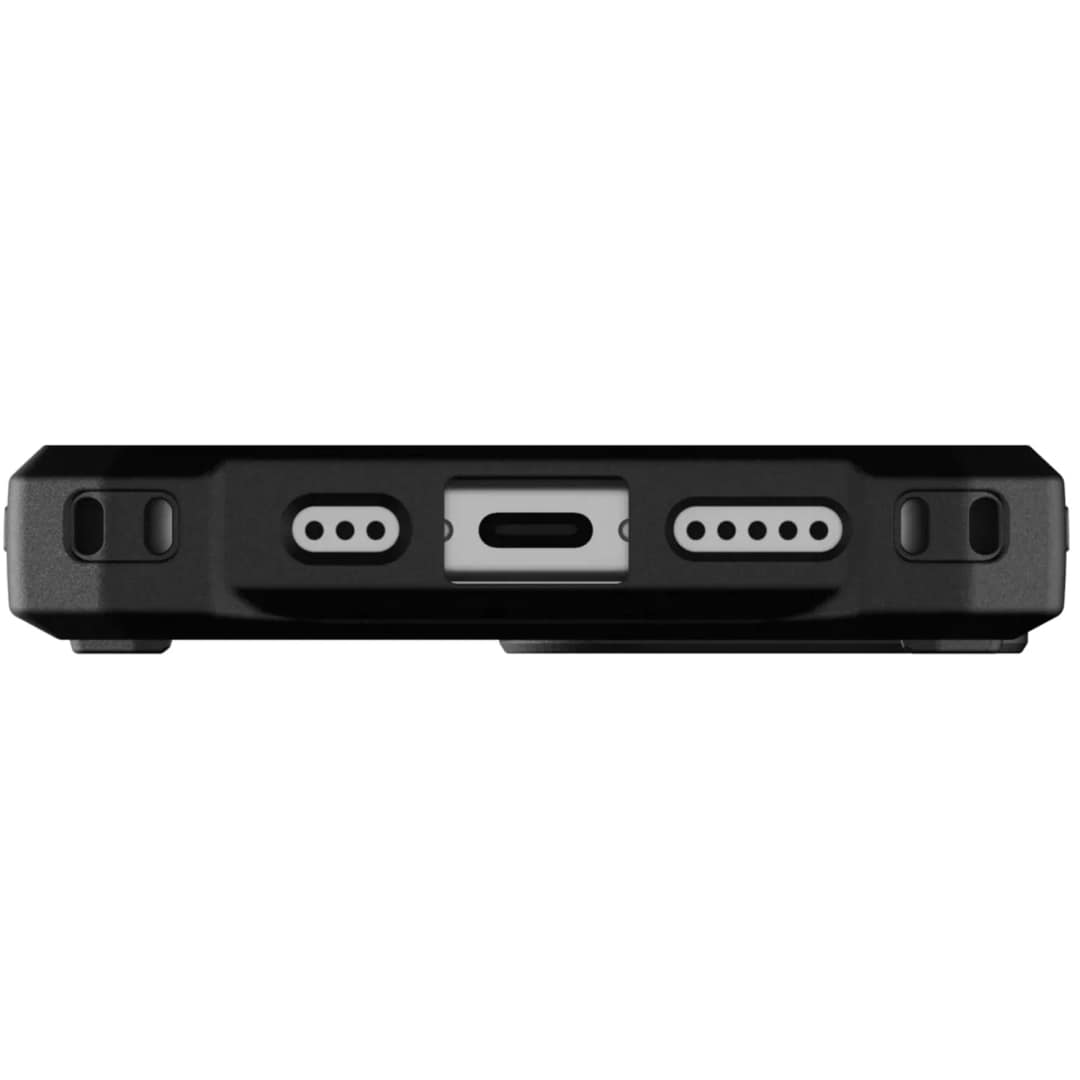 Чехол UAG Monarch Pro with MagSafe для iPhone 15 Kevlar Black, Черный — фото 3