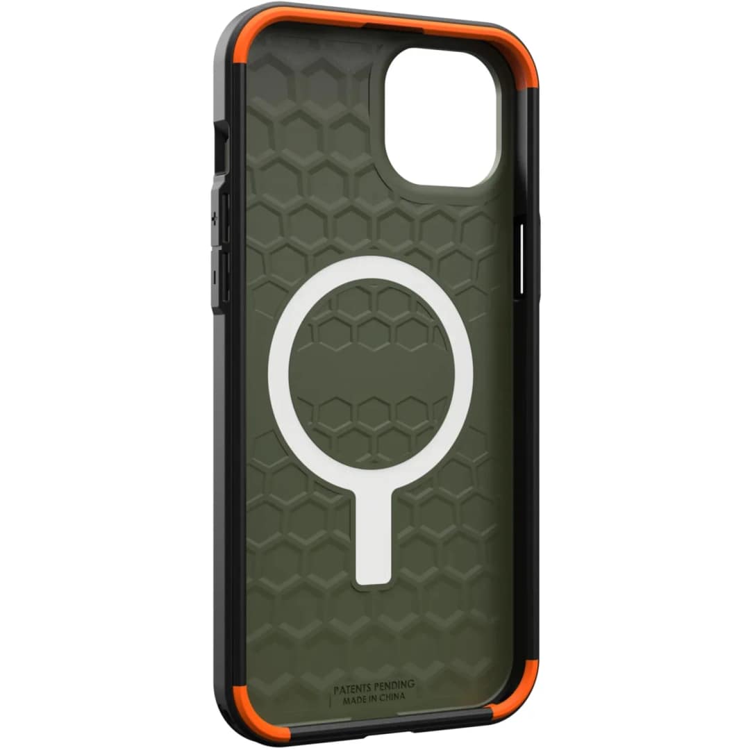 Чехол UAG Civilian with MagSafe для iPhone 15 Olive Drab, Зеленый — фото 2