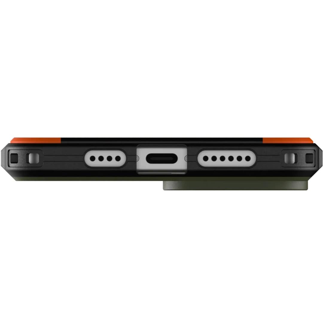 Чехол UAG Civilian with MagSafe для iPhone 15 Olive Drab, Зеленый — фото 3