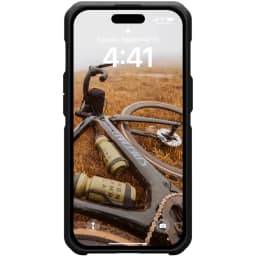 Чехол UAG Metropolis LT with MagSafe для iPhone 15 Kevlar Black, Черный — фото 3