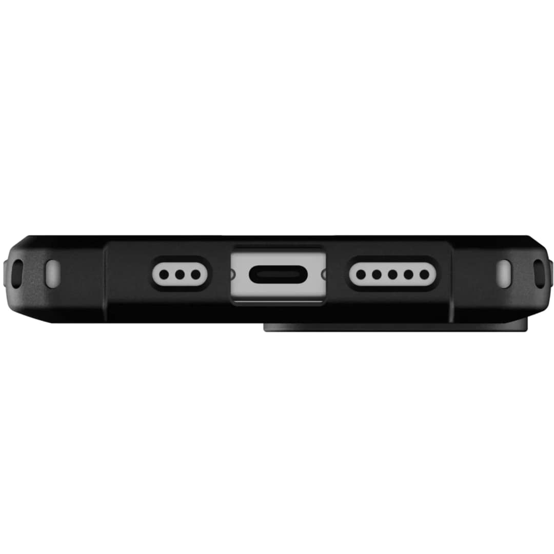 Чехол UAG Metropolis LT with MagSafe для iPhone 15 Kevlar Black, Черный — фото 5