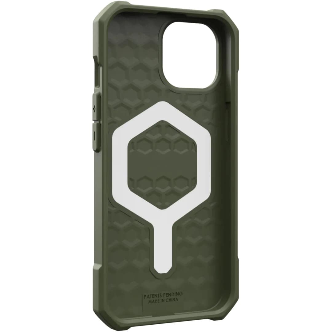 Чехол UAG Essential Armor with MagSafe для iPhone 15 Olive Drab, Зеленый — фото 2