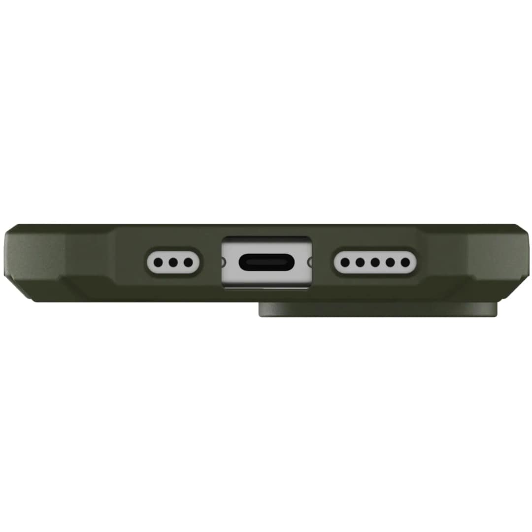 Чехол UAG Essential Armor with MagSafe для iPhone 15 Olive Drab, Зеленый — фото 3
