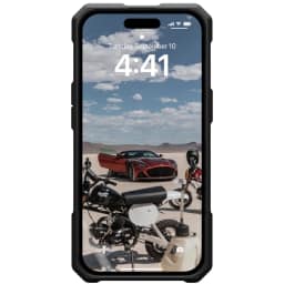 Чехол UAG с поддержкой MagSafe Monarch Pro для iPhone 15 Plus Kevlar Black, Черный — фото 6