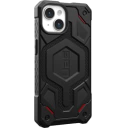 Чехол UAG с поддержкой MagSafe Monarch Pro для iPhone 15 Plus Kevlar Black, Черный — фото 7